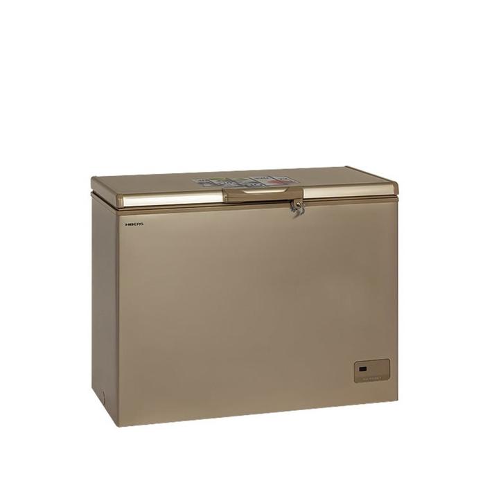 Морозильный ларь HIBERG PF 32L4 NFG, 320/275 л, No Frost, 22 кг/cутки, 4 корзины, золотистый - Фото 1