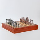 Шахматы сувенирные "Рыцарские" h короля-8.5 см, h пешки-5.7 см, 36 х 36 см - Фото 5