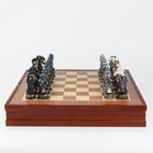 Шахматы сувенирные "Долина смерти", h короля-7.5 см, пешки-6.5 см, 36 х 36 см - фото 6384094