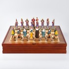 Шахматы сувенирные "Восточные", h короля-8 см, h пешки-6.5 см, 36 х 36 см - фото 6384100