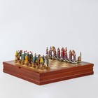 Шахматы сувенирные "Восточные", h короля-8 см, h пешки-6.5 см, 36 х 36 см - фото 6384104