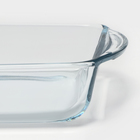 Набор прямоугольной посуды для запекания Borcam, 3 предмета: 1,3 л, 1,95 л, 2,75 л - фото 4600076