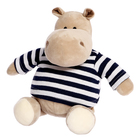 Мягкая игрушка «Бегемот: В тельняшке», 20 см - Фото 1