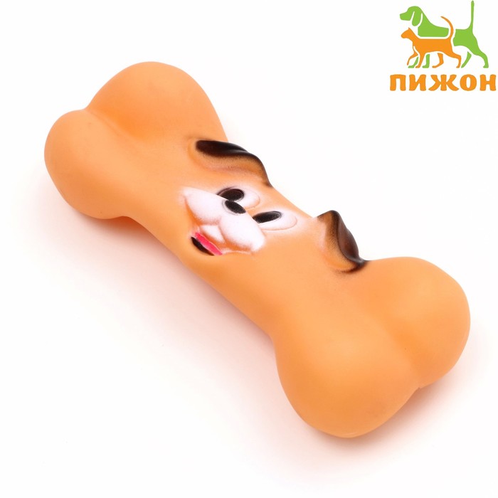 Игрушка пищащая "Веселая косточка" для собак, 16 см - Фото 1