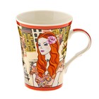 Кружка керамическая «Цветок в волосах», 300 мл - Фото 1