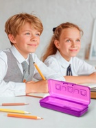 Пенал-футляр Calligrata «Гамма», 80×205×38 мм, пластиковый, непрозрачный, МИКС - Фото 3