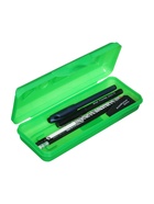 Пенал-футляр Calligrata «Гамма», 80×205×38 мм, пластиковый, непрозрачный, МИКС 6383915