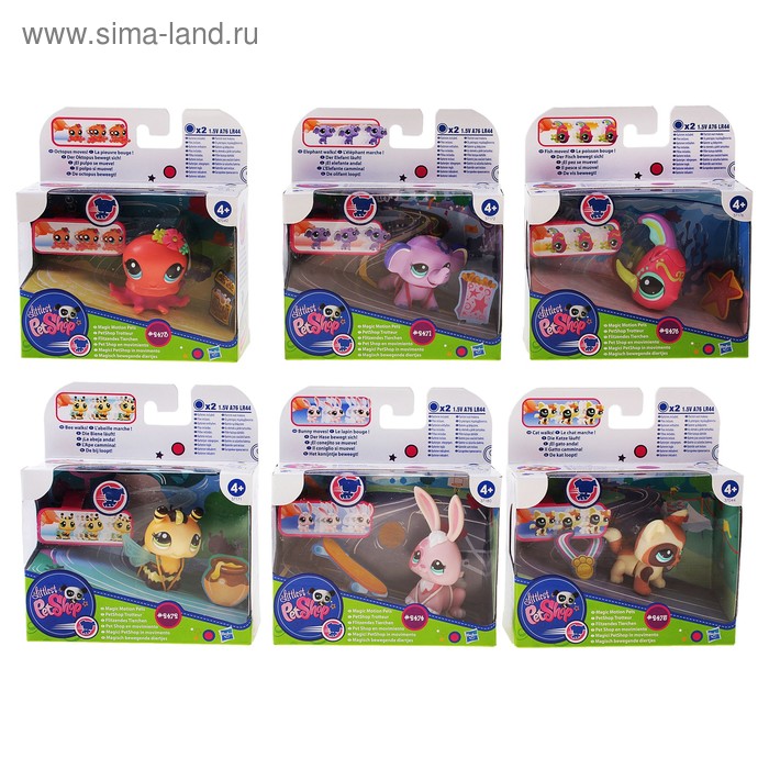 зверюшка  ходячая, на бат., в коробке, в ассорт. LITTLEST PET SHOP, 0210148A(33316148) - Фото 1