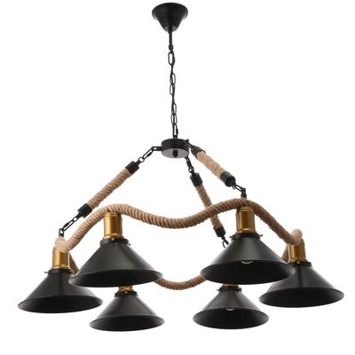 Люстра 85209/6 E27 40 Вт черный 76×76×58-112 см BayerLux