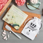 Набор подарочный «Этель» Hello spring: полотенце, лопатка, текстильный мешочек - Фото 1