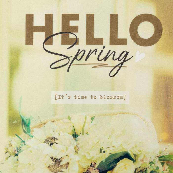 Набор подарочный "Hello spring" полотенце 40х73см, лопатка - фото 1908653893