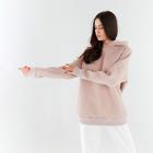 Худи женское MINAKU: Casual Collection, цвет пудра, р-р 42-44 - Фото 4