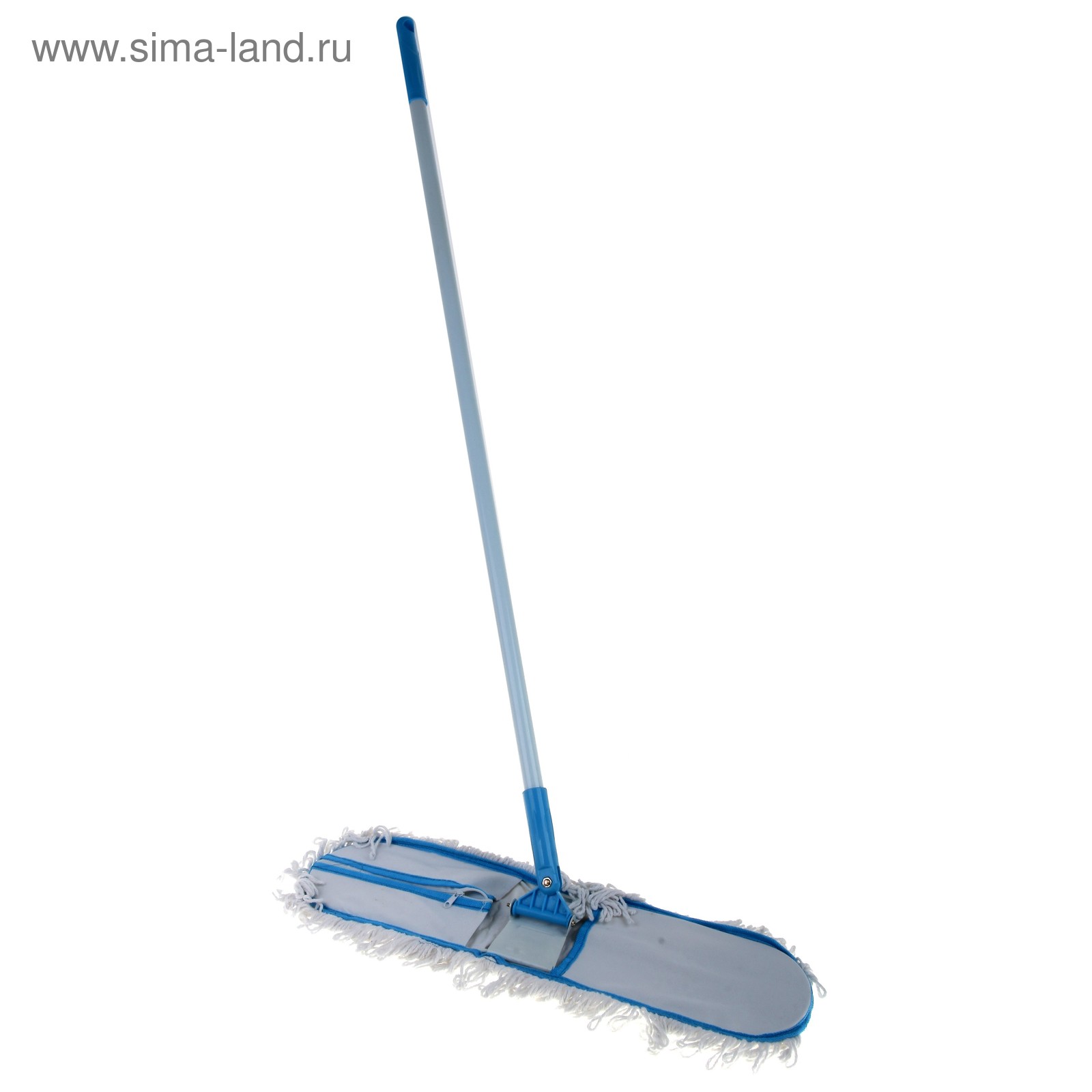 Швабра для мытья пола плоская Доляна, насадка х/б 40×16 см ...