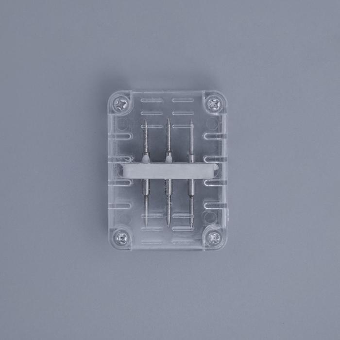 Прямой коннектор Luazon Lighting для светового шнура 11×18 мм, 2-pin - Фото 1