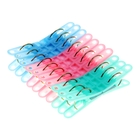 Прищепки бельевые «Ракетки», 10 шт, 8,2 см, пластик - Фото 2