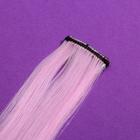 Цветные пряди для волос «Блист Мяу...», (нежно-розовый) 50 см - фото 6384425