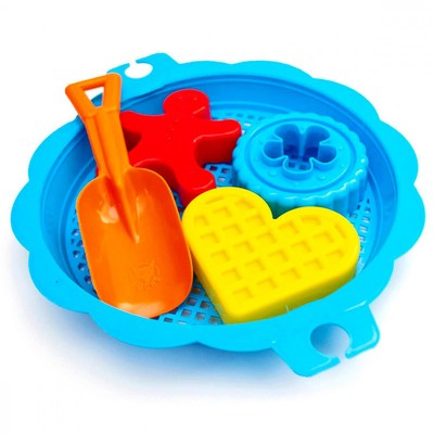 Набор игрушек для песочницы «Сластёна», 5 предметов, сито, формочки, лопатка