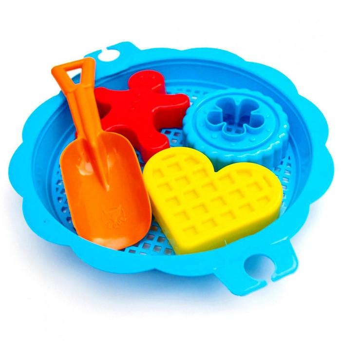 Набор игрушек для песочницы «Сластёна», 5 предметов, сито, формочки, лопатка - Фото 1