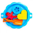 Набор игрушек для песочницы «Сластёна», 5 предметов, сито, формочки, лопатка - Фото 3