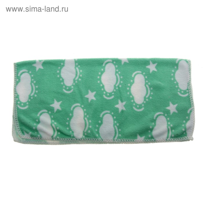 Салфетка микрофибра УЮТ «Тучки и звезды», 30×30 см - Фото 1