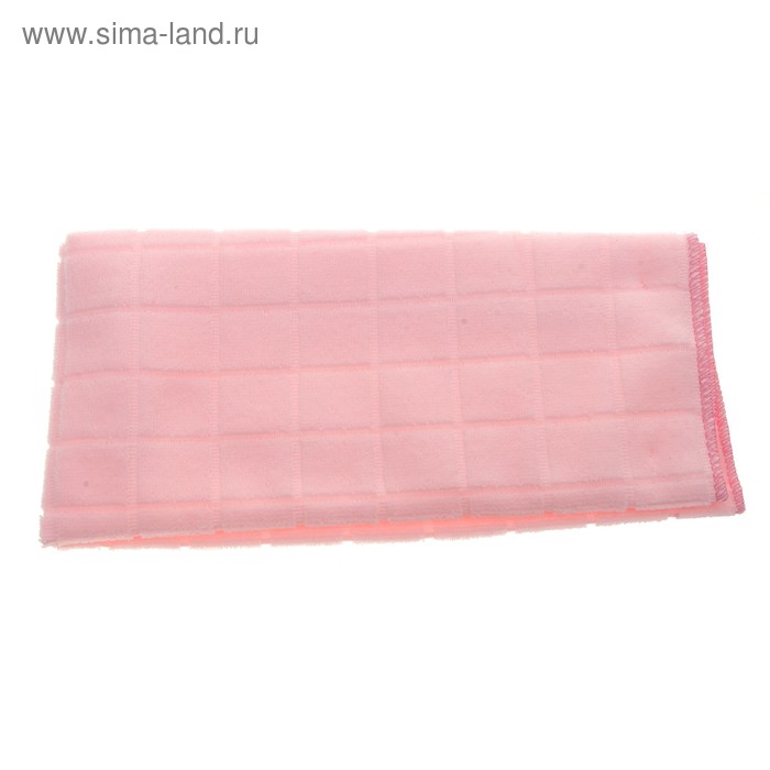 Тряпка для мытья пола, цвет розовый - Фото 1