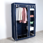 Шкаф для одежды, 108×43×172 см, цвет синий - Фото 2