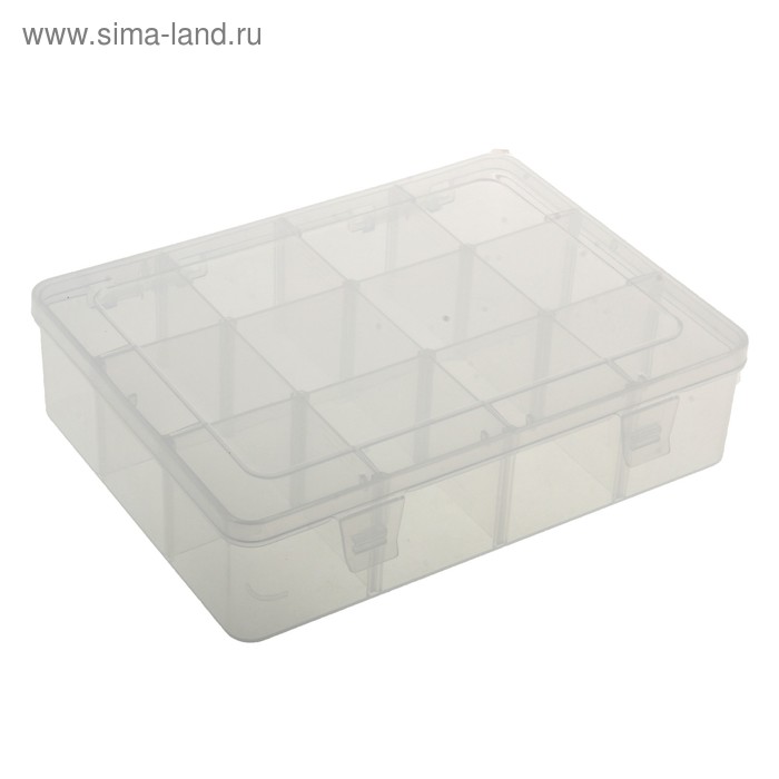 Бокс для хранения, 12 отделений 22,5х16х5,5 см - Фото 1