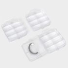 Органайзер для мелочей Доляна, пластик, 3 яруса, 18 ячеек, 15×15×12 см, МИКС - Фото 5