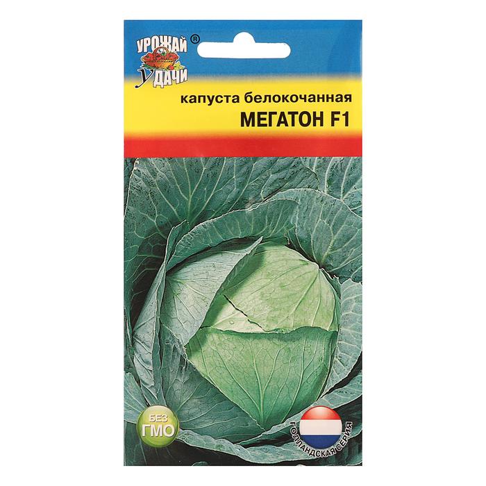 Семена Капуста белокочанная «Мегатон», F1, 0.1 г, «Урожай Удачи» - Фото 1