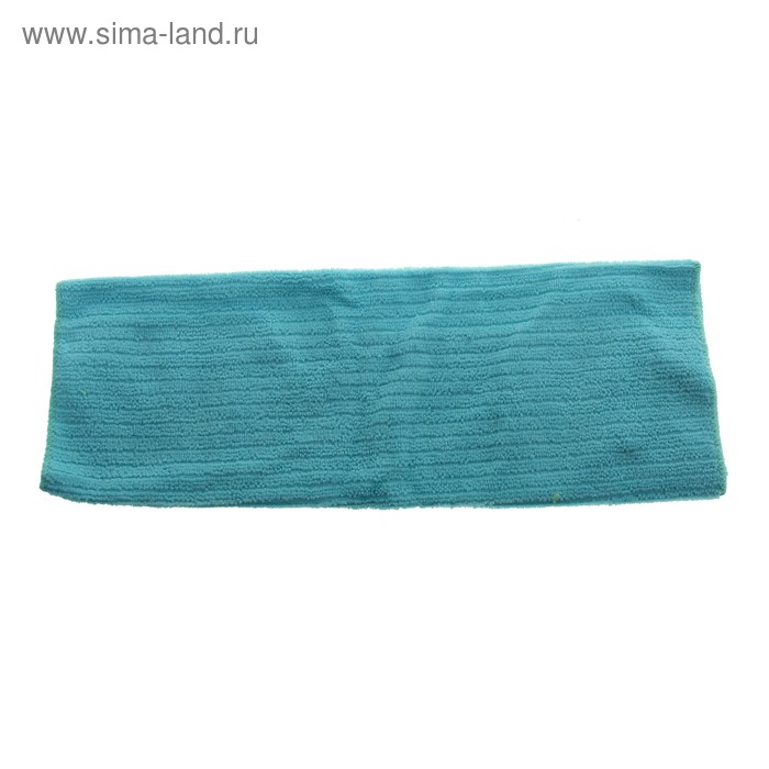Салфетка из микрофибры для уборки STRIP аквамарин 40*40 см - Фото 1
