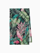 Дорожка на стол «Этель» Tropical parrots 40×146 см, 100% хлопок, саржа 190 г/м², зелёная/чёрная - Фото 6