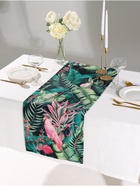 Дорожка на стол «Этель» Tropical parrots 40×146 см, 100% хлопок, саржа 190 г/м², зелёная/чёрная - Фото 9