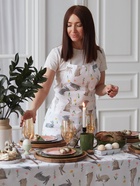 Скатерть пасхальная «Доляна» Fluffy bunnies, 180×144 см, 100% хлопок, 164 г/м² - Фото 6