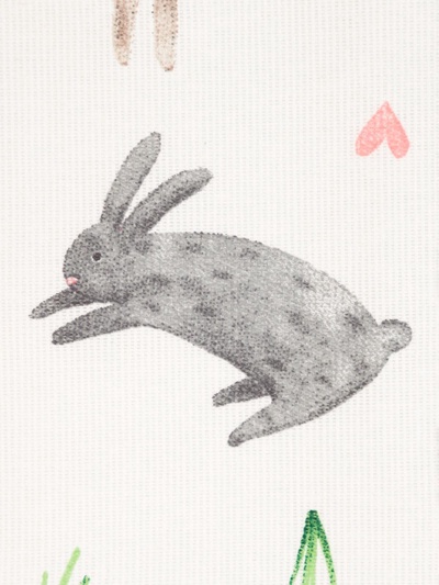 Скатерть пасхальная «Доляна» Fluffy bunnies, 180×144 см, 100% хлопок, 164 г/м²