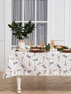 Скатерть пасхальная «Доляна» Fluffy bunnies, 220×144 см, 100% хлопок, 164 г/м² - Фото 2