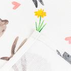 Фартук кухонный «Доляна» Fluffy bunnies, 60×70 см, 100% хлопок, 164 г/м² - Фото 4