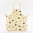 Фартук кухонный «Доляна» Chicken farm, 60×70 см, 100% хлопок, 164 г/м² - Фото 2