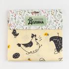 Фартук кухонный «Доляна» Chicken farm, 60×70 см, 100% хлопок, 164 г/м² - Фото 6