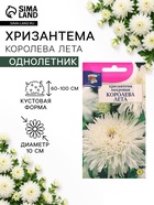 Семена цветов Хризантема многоцветковая «Королева лета», 0.03 г, «УРОЖАЙ УДАЧИ» - Фото 1