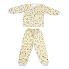 Пижама на кнопках из футера, рост 92 см (56), цвет микс - Фото 3