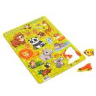 Пазл в рамке «Зверюшки», на подложке, 42 детали - Фото 2