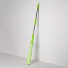 Швабра с отжимом Доляна, насадка из микрофибры, стальная ручка 120 см, цвет МИКС - Фото 2