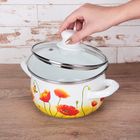 Кастрюля с крышкой «Маки», 2 л - Фото 2