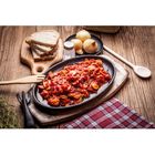 Сковорода чугунная «Овал» с держателем, 23,5×14 см, на деревянной подставке - Фото 4