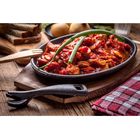 Сковорода чугунная «Овал» с держателем, 23,5×14 см, на деревянной подставке - Фото 5