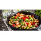 Сковорода чугунная Доляна, d=26 см с 2 сливами и съемной ручкой - Фото 2