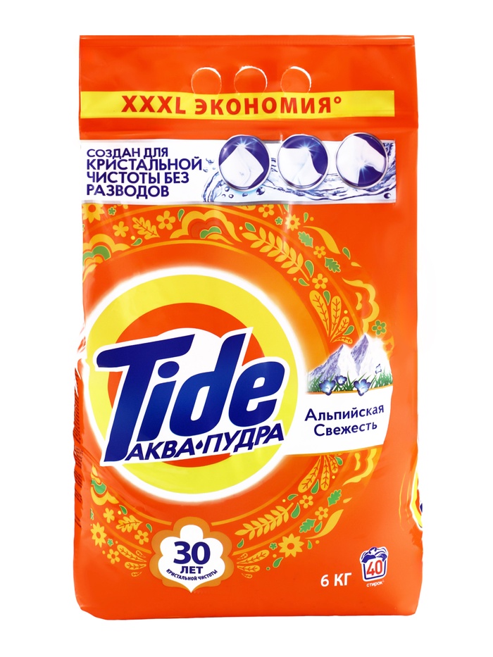 Стиральный порошок Tide «Альпийская свежесть», автомат, 6 кг - Фото 1