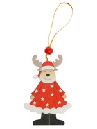 Елочная игрушка деревянная «Новогодние гости», односторонняя, МИКС - фото 120695499