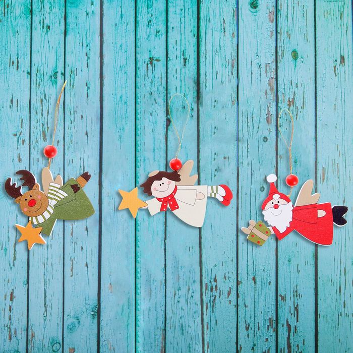 Елочная игрушка «Рождественские подарки», МИКС - Фото 1