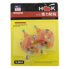 Крючки самоклеящиеся «Праздничный слоник», 2 шт, цвет МИКС - Фото 2